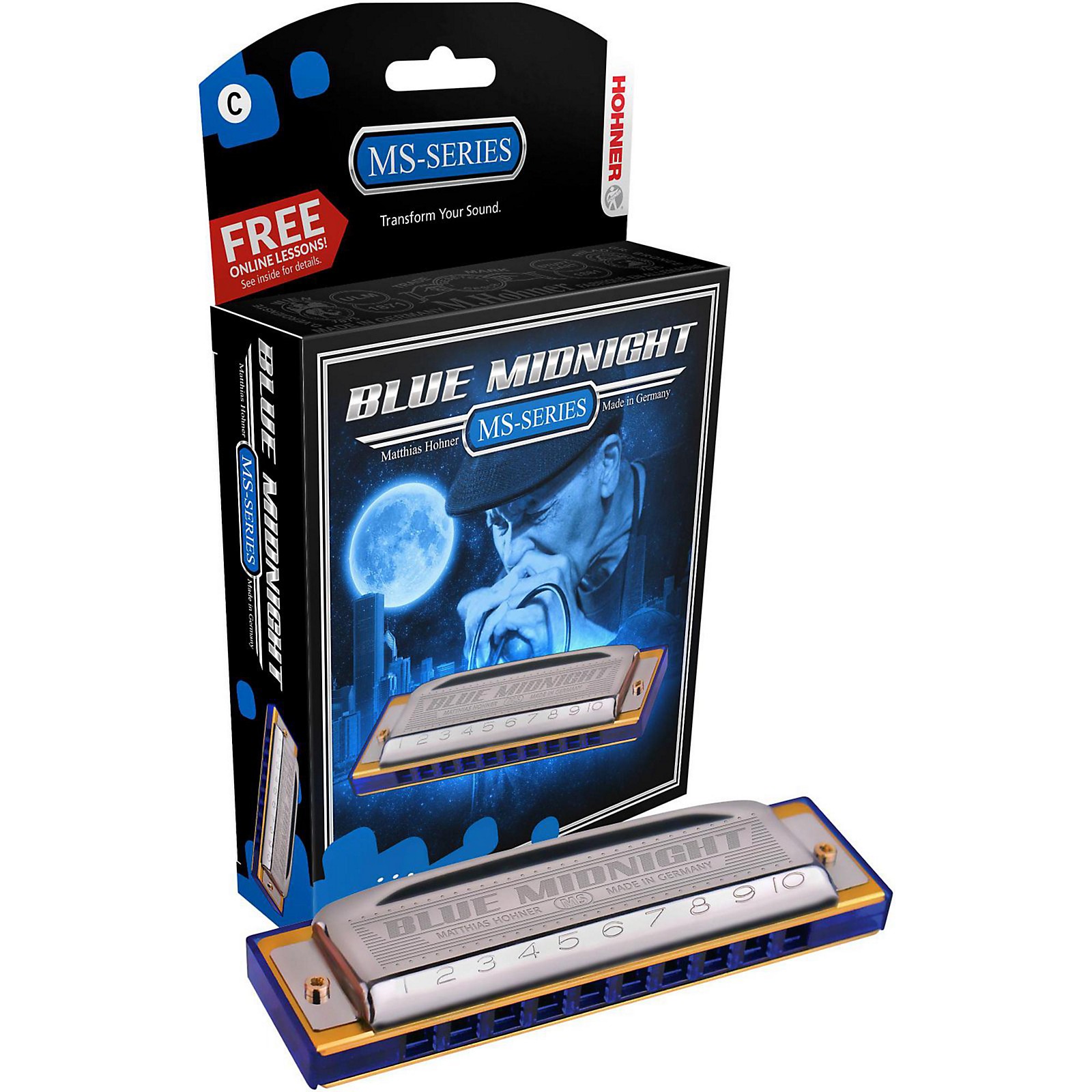 Hohner 595BL Blue Midnight Harmonica | Music & Arts