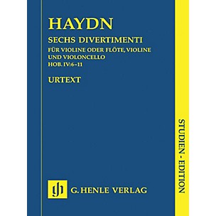 G. Henle Verlag 6 Divertimenti Hob.IV:6-11 (Study Score) Henle Study Scores Series Softcover Composed by Joseph Haydn