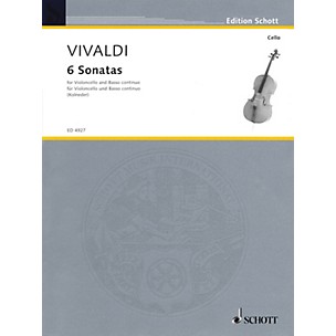 Schott 6 Sonatas (for Violoncello and Basso Continuo) Schott Series
