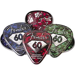 Fender 60th Anniversary 36-Piece Guitar Pick Tin
