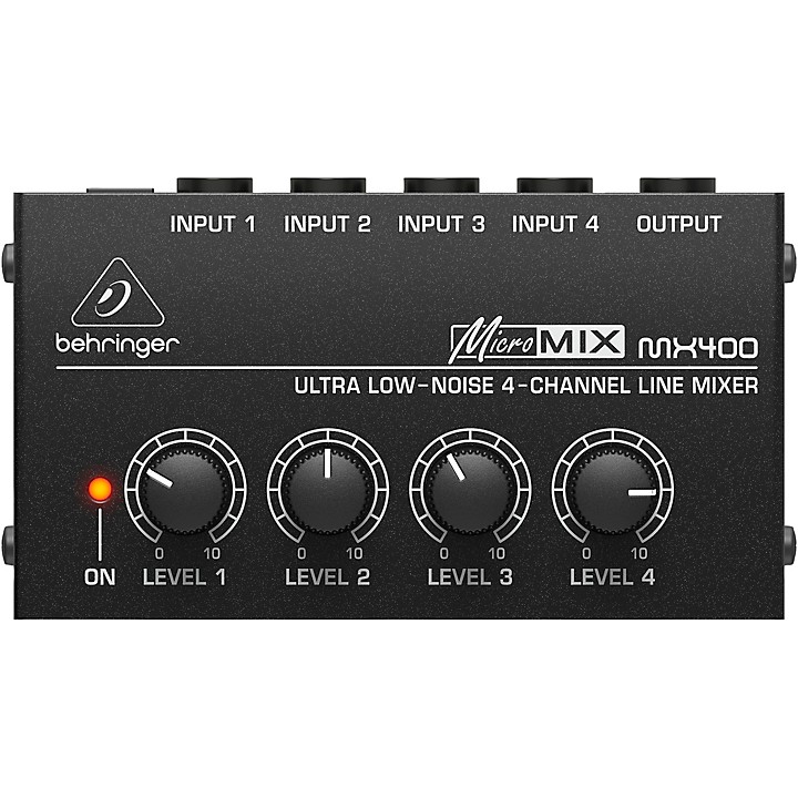BEHRINGER MX400 MICROMIX 4chラインミキサー Behringer MicroMIX MX400 4-Channel Line Mixer | Music & Arts