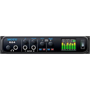 MOTU 624 Thunderbolt / USB3 / AVB Ethernet audio interface with DSP and mixing