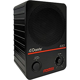 Fostex 6301DT 4" Powered Studio Monitor with DANTE (Each)