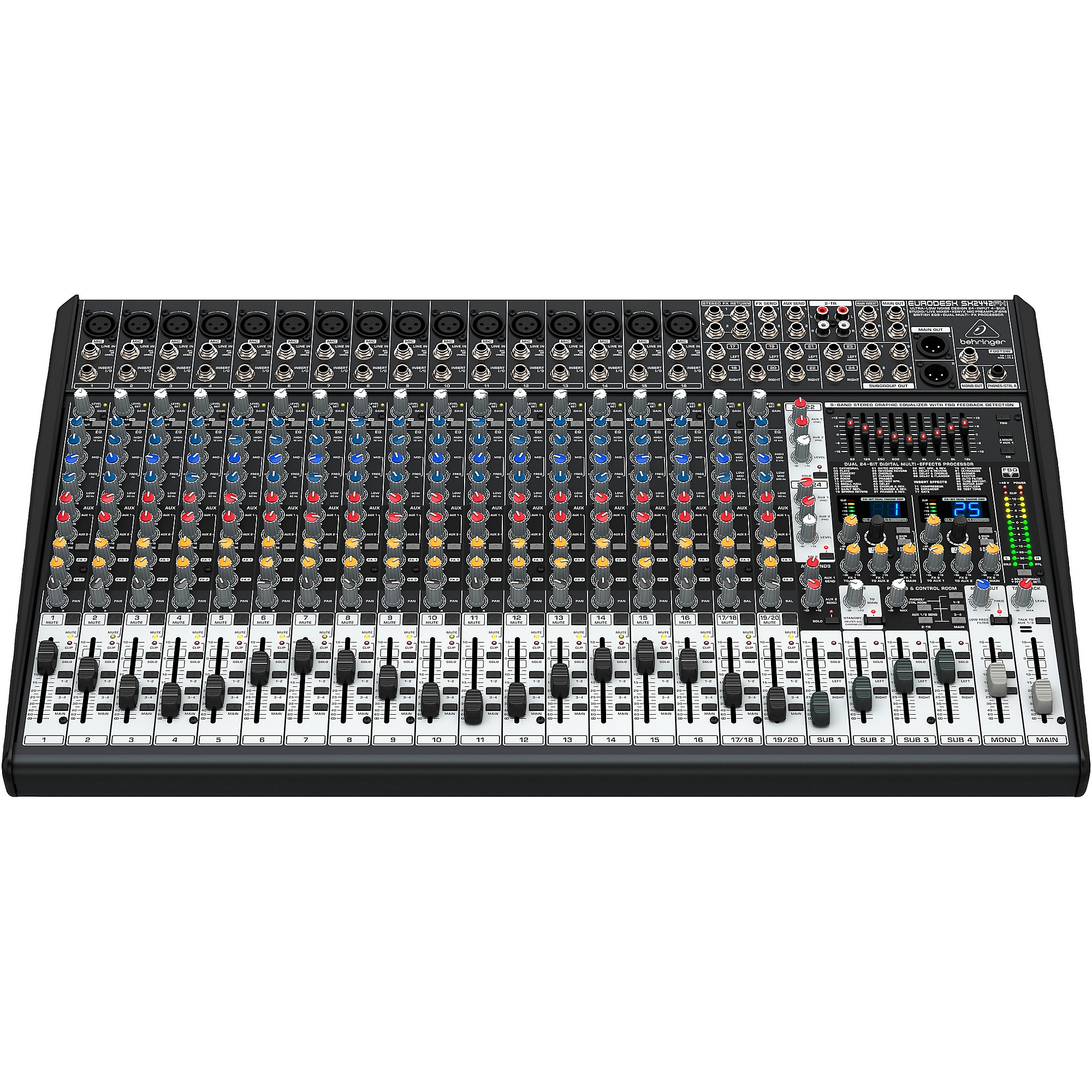 配信機器・PA機器・レコーディング機器 BEHRINGER EURODESK SX2442 FX SX2442FX EURODESK - 製品一覧 - ベリンガー公式ホームページ