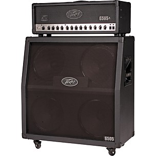 Peavey 6505+ 120W Tube Guitar Amp Head and 240W 4x12 Speaker Cab Half Stack
