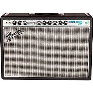 Fender '68 Custom Deluxe Reverb 22W 1x12 Tube Guitar Combo Amp With Celestion G12V-70 Speaker