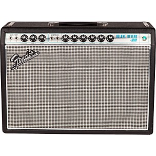 Fender '68 Custom Deluxe Reverb 22W 1x12 Tube Guitar Combo Amp with Celestion G12V-70 Speaker