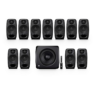 IK Multimedia 7.1.4 iLoud Micro Monitor Pro Immersive Studio Monitor Bundle -