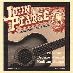 John Pearse 700M Bronze Acoustic Guitar Strings