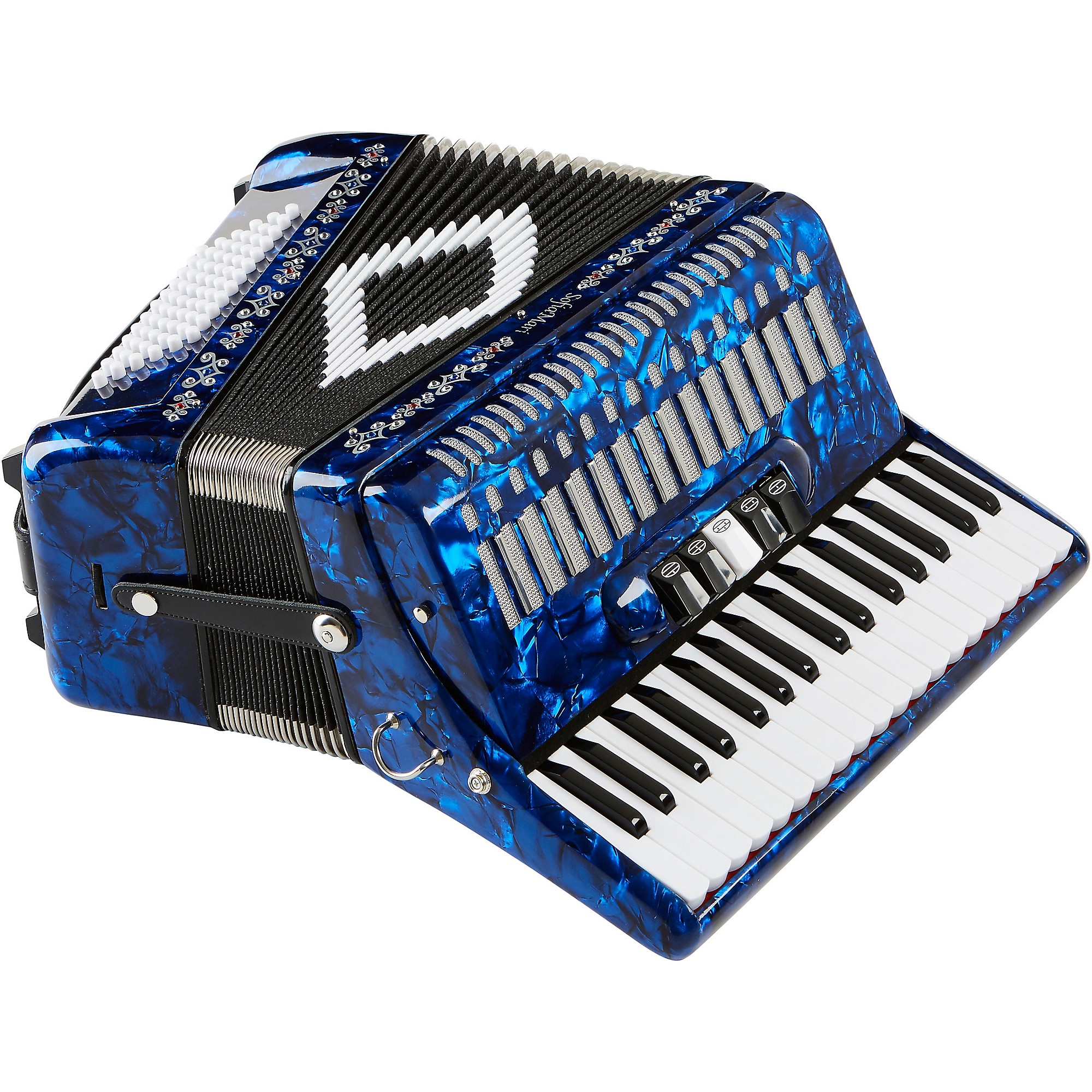 SofiaMari SM 3472 34 Piano 72 Bass Button Accordion | Music & Arts