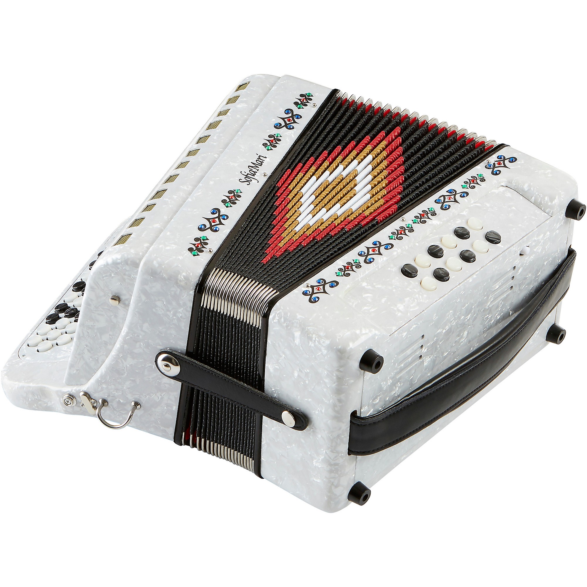 SofiaMari SMTT-3412, Two Tone Accordion | Music & Arts