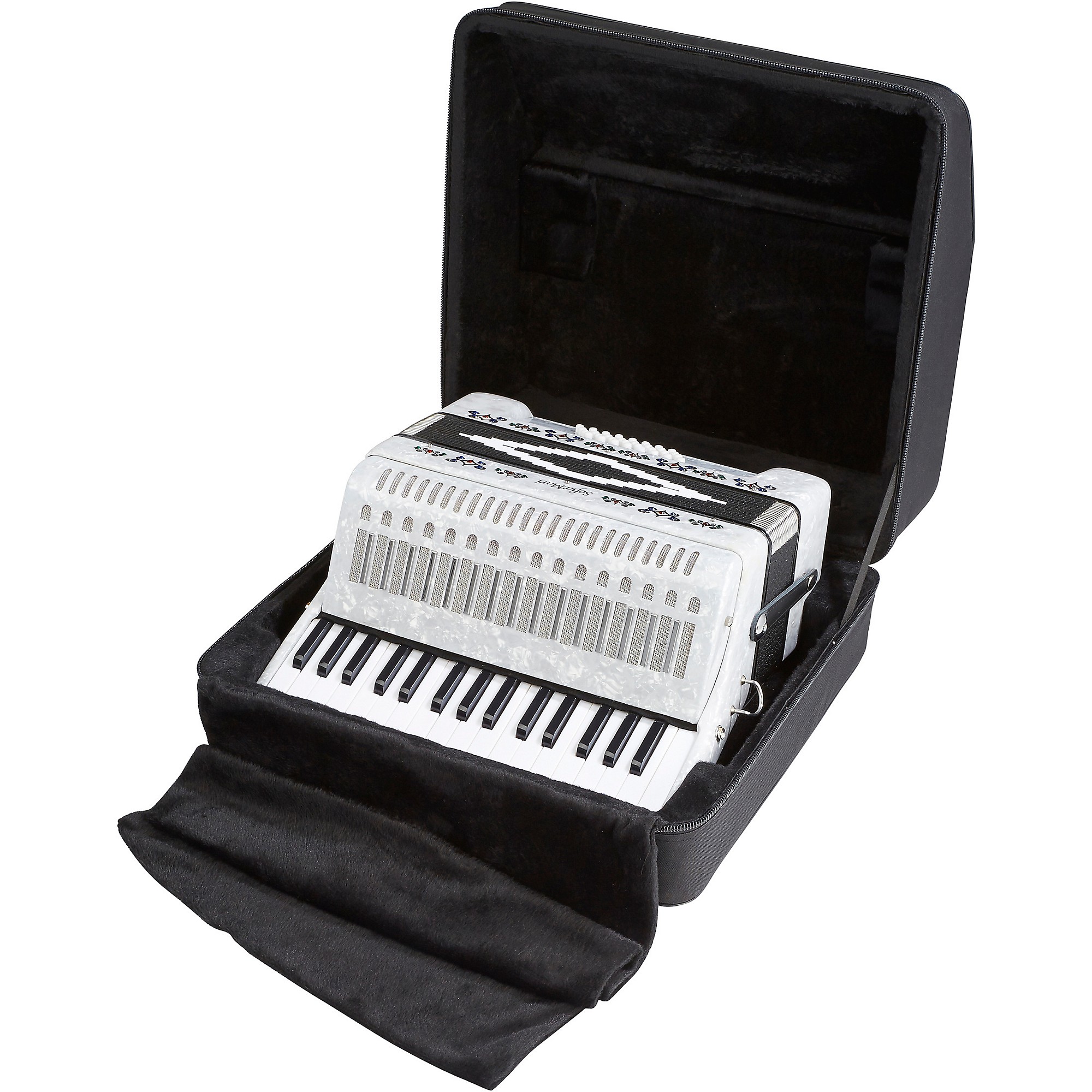 Sofiamari SM-3232 32 Piano 32 Bass Accordion White Pearl | Music