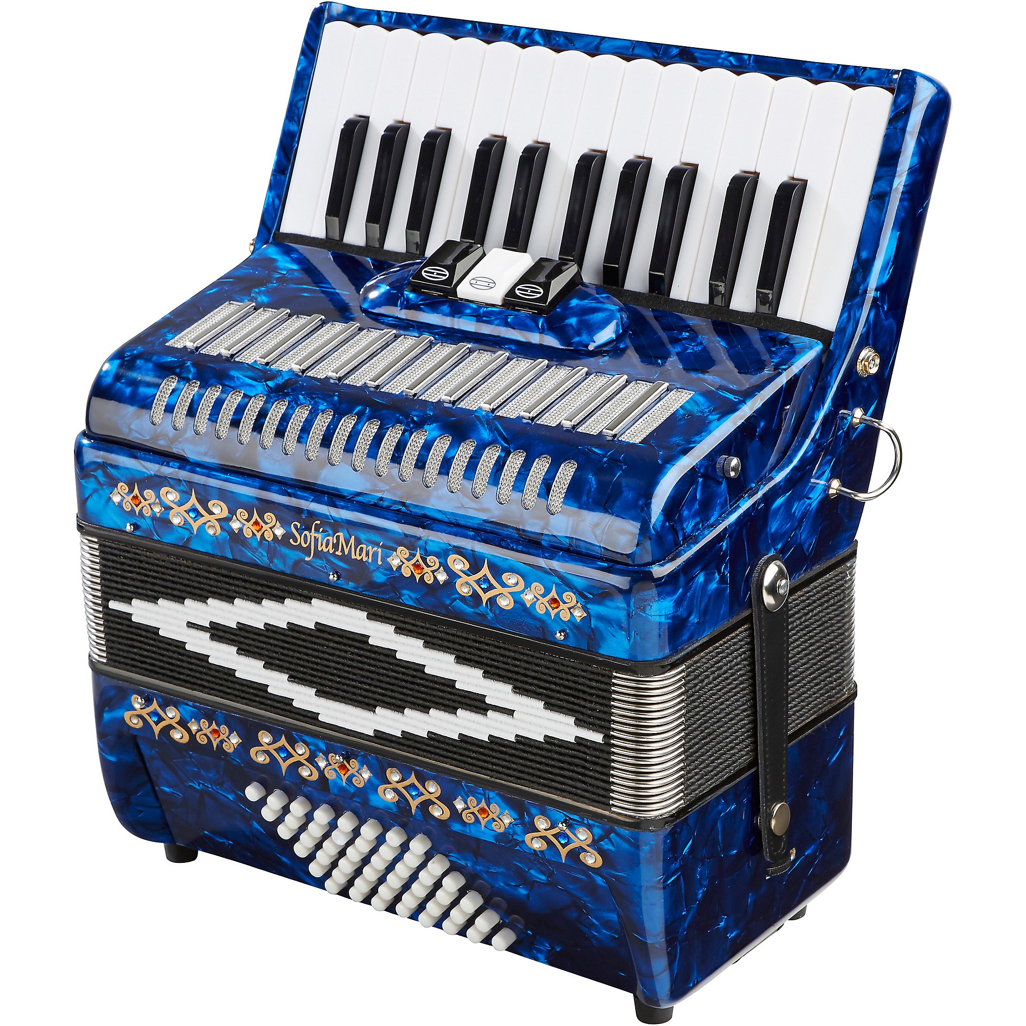 SofiaMari SM-2648, 26 Piano 48 Bass Accordion | Music & Arts