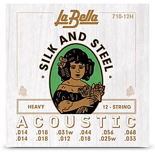 LaBella 710-12 12-String Silk & Steel Acoustic Guitar Strings