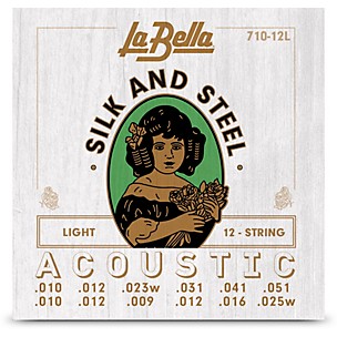 LaBella 710-12 12-String Silk & Steel Acoustic Guitar Strings