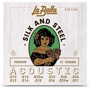 LaBella 710-12 12-String Silk & Steel Acoustic Guitar Strings
