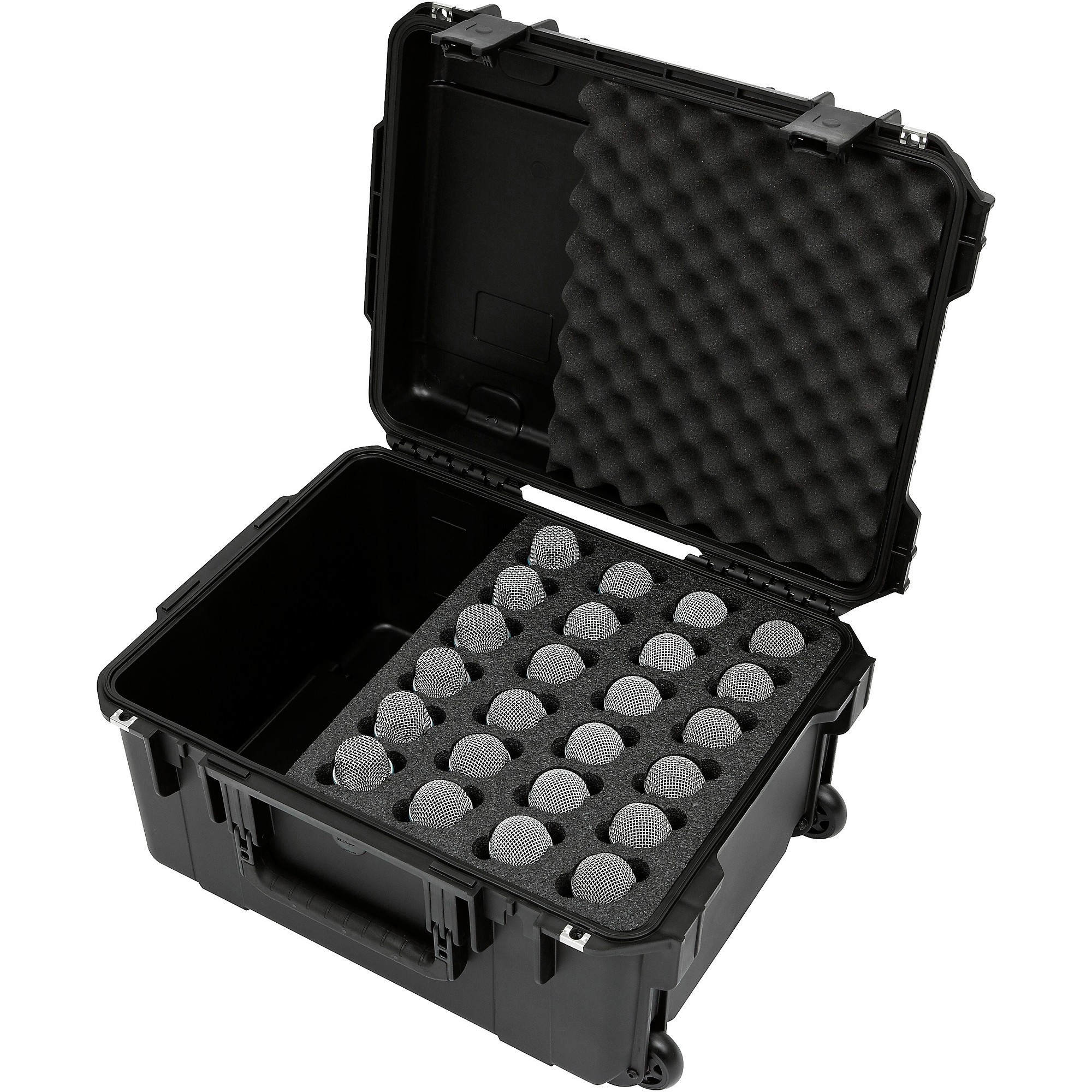 SKB Injection-Molded Microphone Case for 24 Mics | Music & Arts