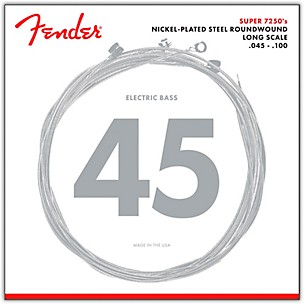 Fender 7250ML Super Bass Nickel-Plated Steel Long Scale Bass Strings - Medium Light