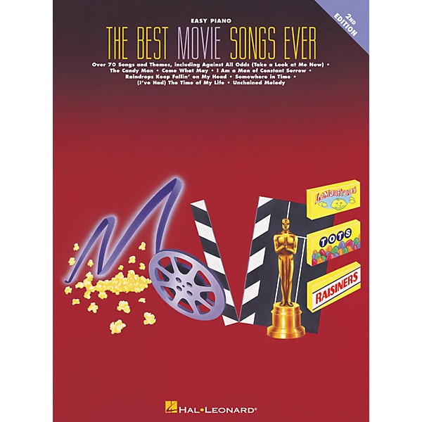 Hal Leonard Best Movie Songs Ever For Easy Piano 2nd Edition Music Arts