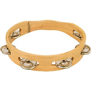 CP 8" Headless Single Row Wood Tambourine