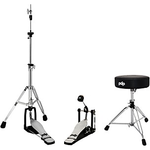 PDP by DW 800 Series 3-Piece Drum Hardware Pack - Single Pedal