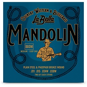 LaBella 880 Phosphor Bronze Mandolin Strings - Medium