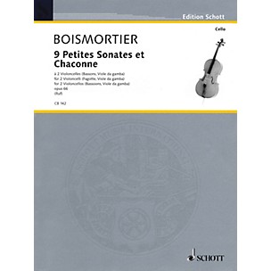 Schott 9 Little Sonatas and Chaconnes (2 Cellos) Schott Series