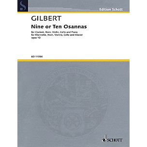 Schott 9 or 10 Osannas Op. 10 Schott Series Composed by Anthony Gilbert