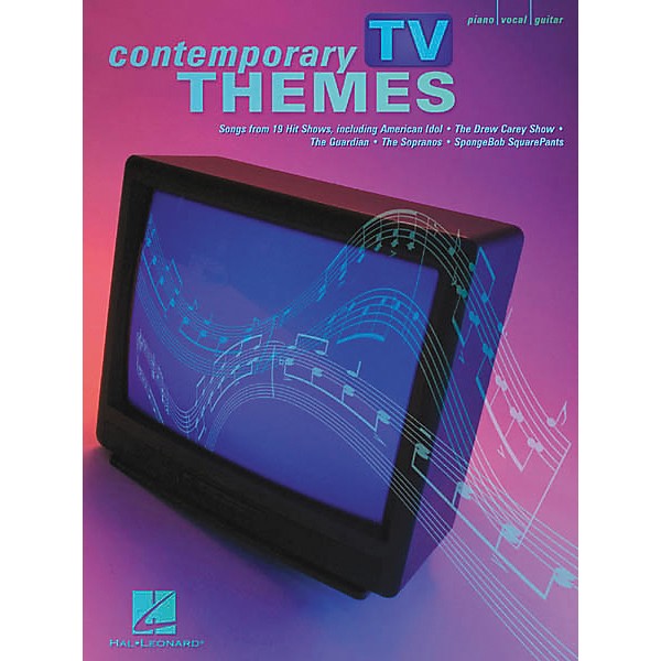 Hal Leonard Contemporary Tv Themes Piano Vocal Guitar Songbook - 