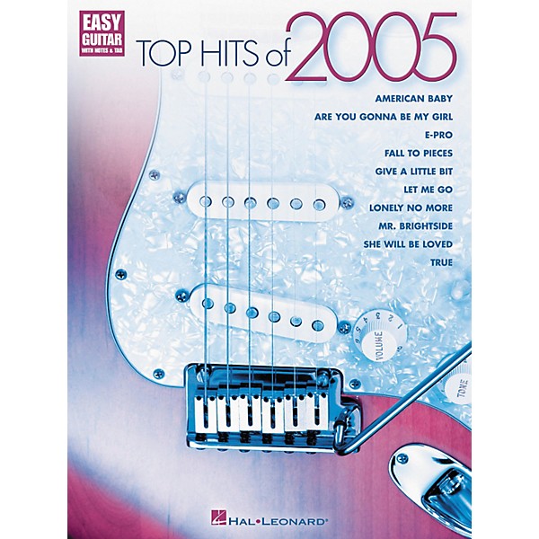 Hal Leonard Top Hits Of 05 For Easy Guitar Book Music Arts