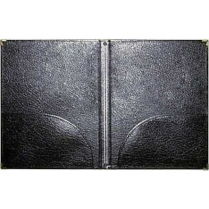 Deer River 9x12 Choral Leatherette folio w/bottom pocket and retainer strings