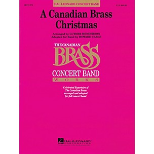 Hal Leonard A Canadian Brass Christmas Concert Band Level 4-5
