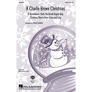 Hal Leonard A Charlie Brown Christmas (Medley) SAB Arranged by Steve Zegree