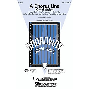 Hal Leonard A Chorus Line (Choral Medley) SSA Arranged by Ed Lojeski