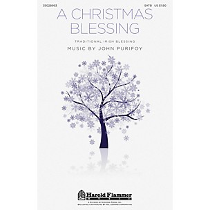 Shawnee Press A Christmas Blessing SATB composed by John Purifoy
