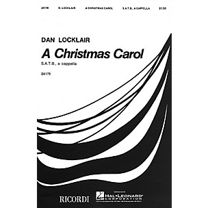 Ricordi A Christmas Carol (SATB a cappella) Composed by Dan Locklair