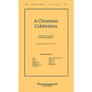 Shawnee Press A Christmas Celebration Score & Parts arranged by James Kimball