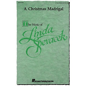 Hal Leonard A Christmas Madrigal 3-Part Mixed a cappella composed by Linda Spevacek