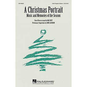 Hal Leonard A Christmas Portrait (Medley) 2 Part Singer Arranged by Mac Huff