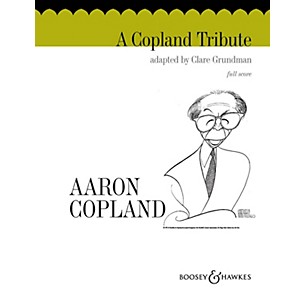 Boosey and Hawkes A Copland Tribute (Full Score) Concert Band Composed by Clare Grundman