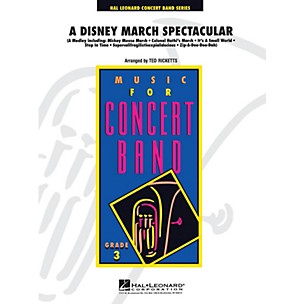 Hal Leonard A Disney March Spectacular - Young Concert Band Level 3 by Ted Ricketts