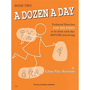 Hal Leonard A Dozen A Day Book 2 (Orange cover)