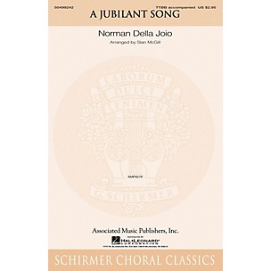 G. Schirmer A Jubilant Song TTBB arranged by Stan McGill