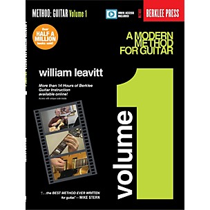 Berklee Press A Modern Method for Guitar - Volume 1 Guitar Method Series Softcover Video Online by William Leavitt