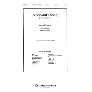 Shawnee Press A Servant's Song (from Colors of Grace) INSTRUMENTAL ACCOMP PARTS composed by Joseph M. Martin