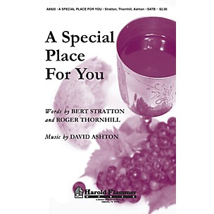 Shawnee Press A Special Place for You SATB composed by David Ashton