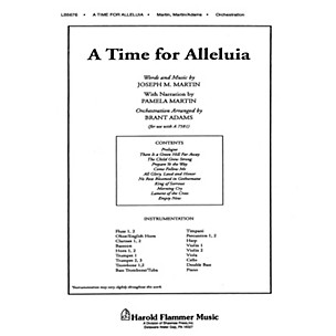 Shawnee Press A Time for Alleluia Score & Parts composed by Joseph M. Martin