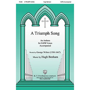 H.T. FitzSimons Company A Triumph Song SATB composed by Hugh Benham
