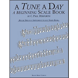 Music Sales A Tune A Day Beginning Scale Book Violin