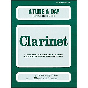 Music Sales A Tune A Day Clarinet Book 1